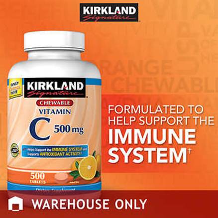 Description: Description: Description: Description: Description: Kirkland Signature Chewable Vitamin C 500 mg., 500 Tablets